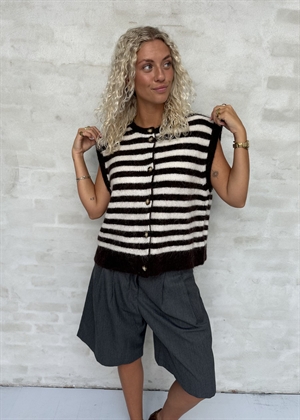 Hirse vest Dark Brown/Offwhite Boii Studios 